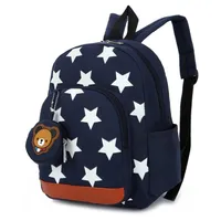 Bosevev Детские сумки для мальчиков детский сад нейлоновая школьная печать детка рюкзак милый 210827