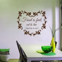 벽 스티커 데칼 음식은 건강 다이어트에 음식을 먹는 음식입니다.