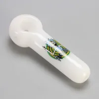 Tobacco Cucumber Hand Heady Glass Pipes Pyrex Spoon Bongs Oil Burners Nail Smoking Pipe Thick 8 Colors Choose 4.0inches Glass Beaker