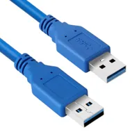 USB 3.0 A to A Cable Type A Male to Male Cable Cord for Data Transfer Hard Drive Enclosures Printers Modems