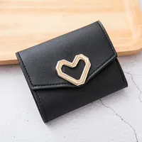 HBP Women&#39s Wallets 2021 New Love Decorative Wallet Ladies Hand Bag Change Card Package Foreign Trade Coin Purses Wholesale
