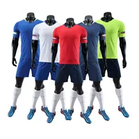 NXY T-shirts Sport Män Kids Fotboll Jersey Uniform Set 100% Polyester Professionell Skräddarsydda Tracksuits Fotboll T-Shirt Suit För Boy JB1802 0314