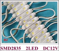 Módulo LED de inyección Módulo de luz LED impermeable para mini letras SMD2835 DC12V 2LED 0.6W IP65 28mm (L) * 6mm (W) * 5mm (h)