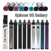 Vision Spinner III 3S 1600mAh Battery 3 IIIS Top Twist Variable Voltage With USB Charging Port For 510 Thread E Cigs Atomizer 3-7days