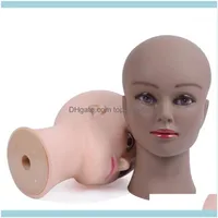 AeSessories Tools Fair Products Fair Products Mannequin Head с зажим для женщин для парика, создавая шляпу Дисплей косметологии Manikin Makeup Practace1 Drop de