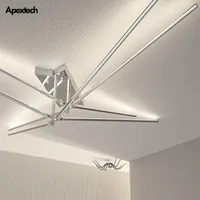 Ceiling Lights Modern Chrome Plated LED Light Wall Mounted Lamp Spiderweb Shaped Living Room Deco Bedroom Rotatable