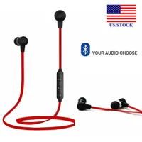 Kablosuz Bluetooth Spor Kulakiçi Stereo Kulaklık Kulaklık Kulaklık Ile MIC Earpods C0043 ABD Stoklar