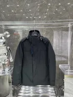 고품질의 고전적인 겨울 자켓, 양면 편지, 방풍 및 따뜻함, 솔리드 다운 재킷. 패션 야외 재킷 크기