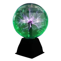Smart Home Control Plasma Ball Lamp Globe Static Light Light Magic Touch Sound Senstitive Glass Sphere Fun Toy Novelty