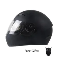 Motorcycle Helmets Safey Genuine Full Face Winter Warm Double Lens Visor Helmet Casco Motorbike Capacete DOT CE Approved S