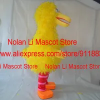 Талисман кукла CostumeFactory прямые продажи роскошные плюшевые большие желтые птицы талисман костюм мультфильм набор фильмов