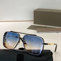 Top Quality Moda Óculos de Sol Homens Mulheres Design Metal Vintage Estilo Quadrado UV 400 Lente Praia Adequada, Dirigindo, Pesca. com caso original