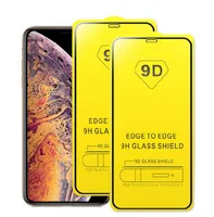 9D Cover Full Cover Full Glot Glue 9H Protezione dello schermo per iPhone 12 11 Pro Max XS XR x 8 2020 Samsung S10 E A10 A31 A71 A21S Huawei P40