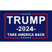 2024 العلم ترامب راية الانتخابات العامة 2 الحلقات النحاسية حفظ أمريكا مرة أخرى أعلام البوليستر في الهواء الطلق الديكور الداخلي 90 * 150cm / 59 * 35 بوصة JY0593