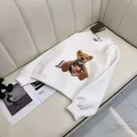 رجل هوديس سترة الربيع عارضة sweatershirt تيري مقنعين مع الدب أنماط لونونغ كم للجنسين زوجين السترة رسائل منحنى مطبوعة قمم