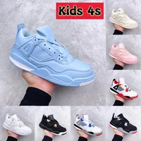 Kids 4 4s PS Ps Designer Basketball Chaussures de basket Université Blue Voile Fire Red Quet Remue Royalty Pure Money Hommes Femmes Sneakers Formateurs