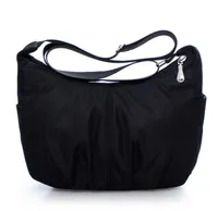 Nylon shoulder fashion casual large capacity lady messenger bag