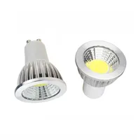 Żarówki LED COB Spotlight GU10 Ściemniane 6W 9W 12W Light Light Lampa High Power Lampa AC 110V 220 V do domowych oświetlenia biurowego