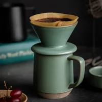 Tazze nordici lavaggio a mano del filtro del caffè tazza tazza di gocciolamento in ceramica tazza di latte singolo tazza conico tazza semplice tazza da tè semplice
