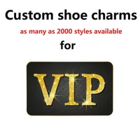 Custom PVC Zapato Charm Decoratioon Hebilla Moda Jibitz para Croc Charms Clog Accesorios Botones Botones Pines