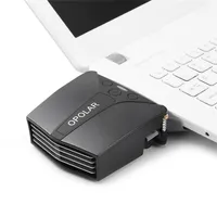 Amerikaanse stock laptop pads koeler met vacuümventilator snelle koeling, auto-temp detectie, 13 windsnelheid, unieke klemontwerp, compatibele Coo356m