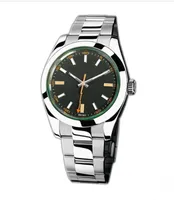 Master Watches Men Sports Green Glass 2813 Mechanical Automatic Chain Movement Case Stainless Steel