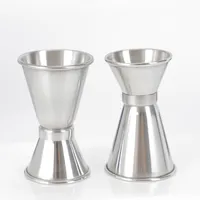 1pc Double Head Jigger,Ounce Cup,Stainless Steel Bar Measure For