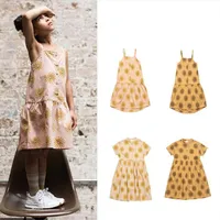 Wynken Kız Çocuklar Moda Elbiseler Bir Çizgi Bebek Kız Marka Çocuk Giyim Güneş Prenses Şükran Günü
