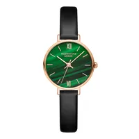 Moda retro disco pequeño reloj verde versión coreana de la moda de moda estudiante reloj luminoso impermeable