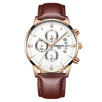 2021 Neue Montre de Luxe Relogio Masculino Männer Uhren Berühmte Herren Casual Dress Watch Nibosi Militär Quarz Armbanduhren Saat Freies Verschiffen