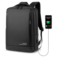 Hommes business voyage sac à dos multifonction USB Charging 15,6 pouces sacs à dos pour ordinateur portable sac à dos d'école sac à dos imperméable mâle 2076