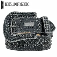 2022 Cintura Designer BB Simon Cinture per uomo Donne Diamante lucido Cintura Nero su Black Blue Bianco Multicolour