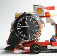 범죄 스테인레스 L 손목 시계 자동 기계 디자인 enrmontre de luxe 남자 시계 세라믹 회전 원 스부트 다이빙 시간과 천 테이프는 선택 사항입니다.