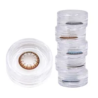 Estuches de lente de contacto coloridos de moda de alta calidad Cajas de contactos cómodos baratos