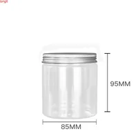20 шт. 400G Pet Cosmetic JAR упаковочный контейнер алюминиевая крышка пластиковые бутылки для лица крем для лица составить размеры путешествия Инструменты пустой JARHIGH QTY