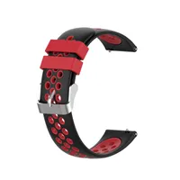 Hybrid Dual Color Hole Loop Silicone Cinturino da polso da polso Sostituzione di ricambio per Huawei Watch GT3 GT2 42mm 46mm Pro GT Runner