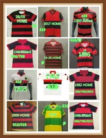 2008 2009 Flamengo Retro version Soccer Jersey 1982 1988 Flamenco Home ADRIANO JOSIEL WILLIAMS EMERSON KLEBERSON 1995 1996 Football Shirt Uniform