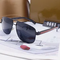 Fashion man Sunglasses Designer Brand Medium Square Metal woman top Quality Luxury Summer Driving UV400 With Original Case Oculos De Sol