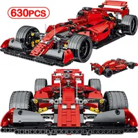 1100 stks City Creator Technische Formule Auto Model Bricks Super Drift Racing Voertuig Model Bouwstenen Speelgoed voor kinderen Jongens X0902