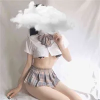 Cheerleader Plaid Nightclub Party Skirts Super Mini Pleated Cute Ladies Short Skirt Japanese Style Sexy Schoolgirl Cosplay