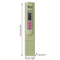 Meters TDS Meter Water Quality Tester Filter Pen With LCD Display For Drinking Purity 0-9999 PPM Test Portable Tool Analyzer