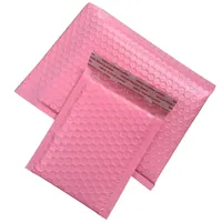 15 * 20 cm burbujas amortiguador envoltura envoltura envoltura sello mailers envolventes acolchados sobres con burbujas enviando los paquetes de regalo de burbujas bolsa de rosa