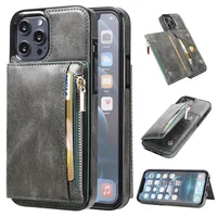 Suitable for iPhone13pro phone Cases Apple 12 mobile Cortex Phone case Samsung S21 A32 FE card zipper A52 foldinga45