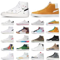 blazer mid 77 vintage designer shoes high low top men women casual sneakers Have A Good Game Mosaic Raygun University Gold Fashion Sports Mens Trainers