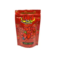 Faded fruits packaging bags sativa 1000mg package gummies california gummy candy Strawberry flavor mylar plastic bag
