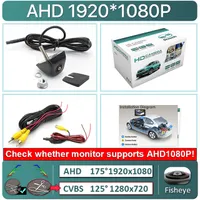 AHD 1920x1080P Auto-Kamera 170-Grad Fisch-Augenlinse-Sternenlicht Nachtsicht HD-Fahrzeug Rückansicht