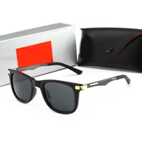 Modeontwerper Zonnebril Klassieke Retro Pilot Frame Glaslens UV400 Sunnies Bescherming Eyewear met lederen tas