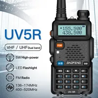 Baofeng UV-5R UV5R Walkie Talkie Dual Band 136-174 МГц 400-520 МГц Двухсторонний радиопередатчик с батареей 1800 мАч (BF-UV5R) 492N