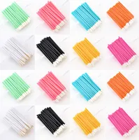 New Retail Packaging Color Lip Brush Stick Disposable Lipstick Brush Makeup Tool Cosmetic Applicator