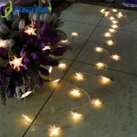 Cordes LED Star Fairy Garland String Lumières de 5m 10m Nouveauté pour l'année Noël Mariage Accueil Décoration intérieure 220V